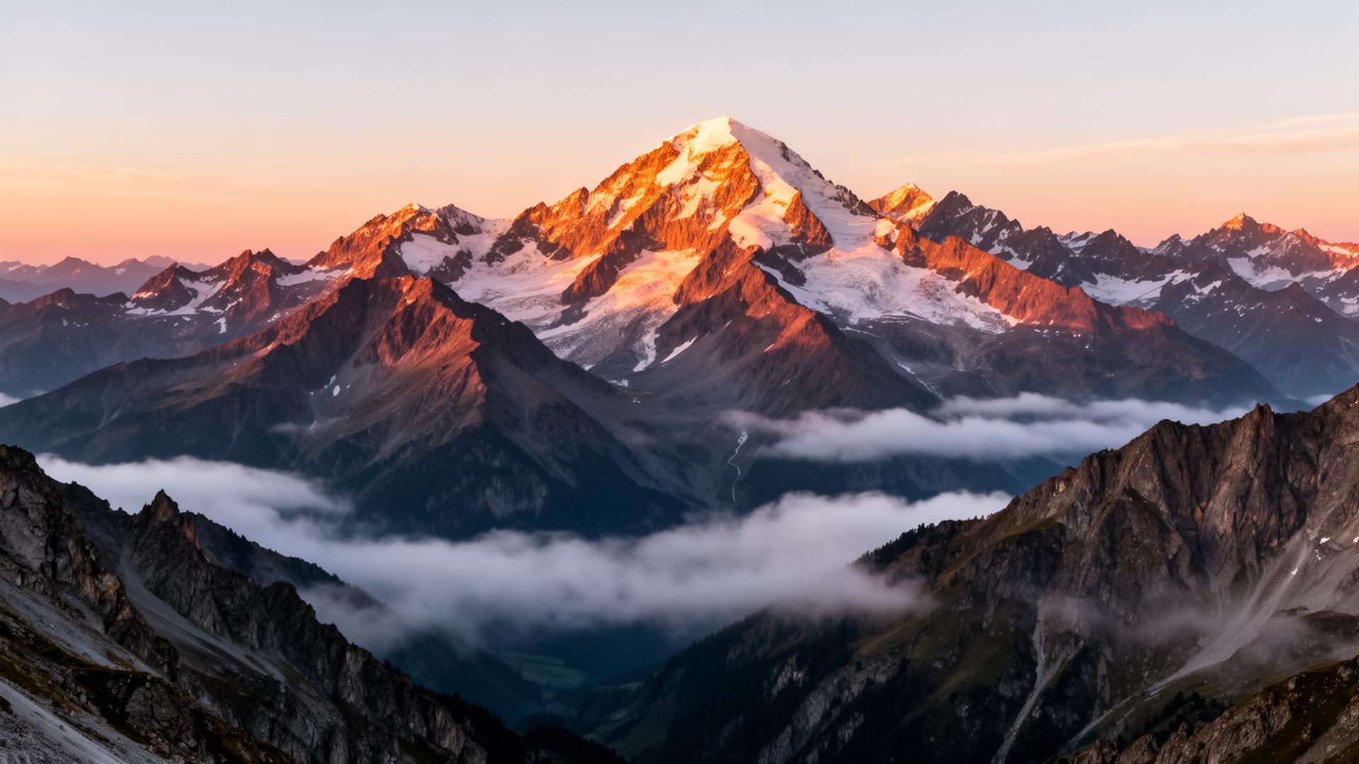 Alpine summit at sunrise — the operational ambition